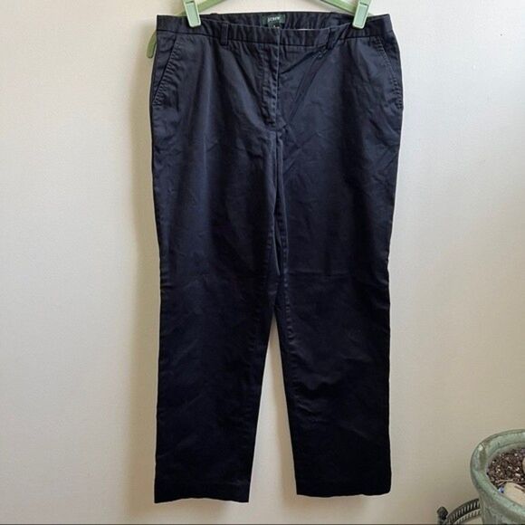 J. Crew favorite cut black capri cropped pants 8 - Picture 1 of 3